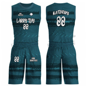 Uniforme de Baloncesto de la Mejor Calidad, Uniforme de Baloncesto de Secado Rápido para Hombre, Uniforme de Equipo de Baloncesto sin Mangas - Product Image 2