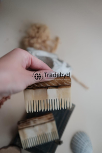 Peine para el Cabello Elegante Tradebyd, Peine Profesional para el Cuidado del Cabello, Antiestático, Ecológico, Hecho a Mano, Desenredante de Cabello Pulido para un Cabello Saludable - Product Image 3