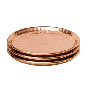 Modern Copper Coaster Set Decorative <b>Table</b> <b>Protector</b> for Cups Mugs Wine Glasses Home Restaurant Hotel Bar Dining - Product Image 2