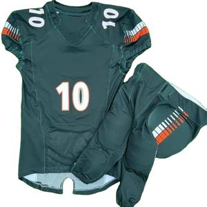 Uniformes de Fútbol Americano Personalizados para Adultos, Pantalones y Camiseta de Manga Corta con Bordado Sublimado y Tela Tackle Twill - Product Image 3