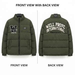 Chaqueta Acolchada Premium de Poliéster, 90 GSM, Cálida, de Secado Rápido, Transpirable, para Invierno - Product Image 3
