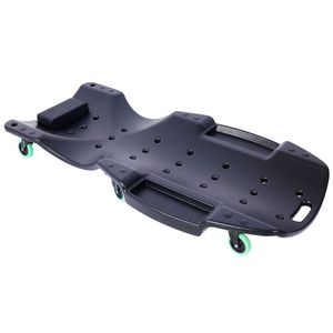Sgabello Ergonomico in HDPE da 48 Pollici con Poggiatesta Imbottito, Doppio Vano Porta Attrezzi, Capacità 440 Libbre, NERO, per Riparazioni Auto - Product Image 5