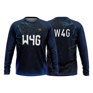 Haut de compression pour homme W4G, col rond, léger, respirant, séchage rapide, extensible, anti-transpiration, écologique, coupe ajustée - Product Image 3