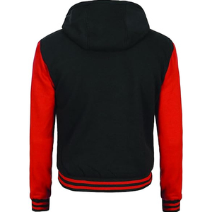 Chaqueta de Invierno para Hombre de Alta Calidad, 100% Algodón, Bordado Chenille, Rayas, Puños Acanalados, Estilo Moderno y Cálido - Product Image 4