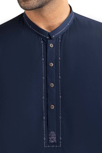 <b>Men</b> Long <b>Kurta</b> Shalwar Kameez Premium Quality Traditional Clothing Comfortable Fit For Everyday And Formal Functions - Product Image 6