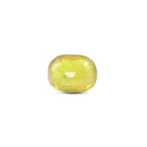Premium Yellow Sapphire Loose Gemstone 3 Carat Oval Cut for Fine Jewelry - Product Image 2