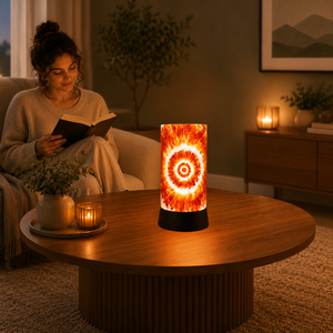 Modern Abstract LED Table Lamp <b>USB</b> Powered Warm <b>Night</b> <b>Light</b> Decorative Bedside Accent Lamp for Bedroom Living Room Office Decor - Product Image 4