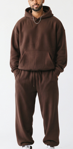 Conjunto Deportivo de Invierno para Hombre, Sudadera con Capucha Holgada y Pantalones Largos, Estilo Urbano - Product Image 4