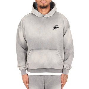 Sweat-shirts à capuche effet délavé de qualité supérieure, style tendance, en vente chez le fabricant pakistanais, en coton mélangé. - Product Image 1