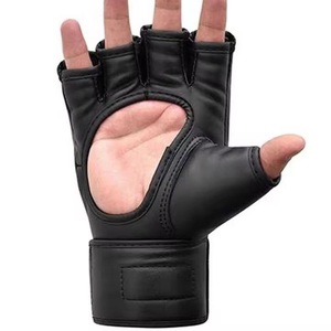 Guantes Profesionales de MMA con Cordones, de Cuero Transpirable y Material Duradero, Personalizables, para Entrenamiento de Boxeo - Product Image 5