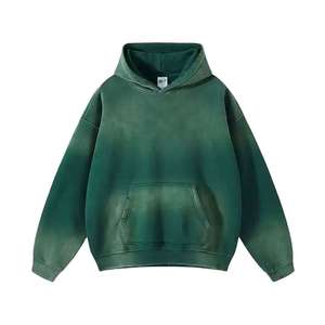 เสื้อฮู้ดดี้ผู้ชายสไตล์วินเทจย้อมสีแบบไทได ล้างสีด้วยกรด พิมพ์โลโก้ได้ตามสั่ง ขายส่งราคาพิเศษประจำปี 2026 รุ่นซันเฟด ดีไซน์ขาดๆ แบบดิสเทรส สำหรับฤดูหนาว รับผลิตแบบ ODM - Product Image 1