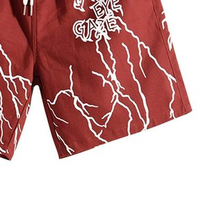 Nouveau short streetwear tendance pour homme avec logo personnalisé, style décontracté en coton, mode urbaine, hip-hop, bas de tenue ample d'été pour l'extérieur - Product Image 5