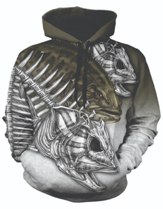 Sudadera con Capucha de Pesca Unisex, Personalizada en 3D, Resistente al Viento, Talla Grande, Impresa por Sublimación, para Venta al Por Mayor - Product Image 3