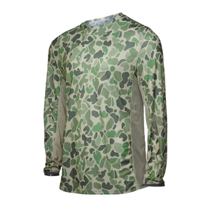 Chemises de pêche à manches longues personnalisées, imprimées numériquement, imperméables, respirantes, antibactériennes, séchage rapide, pour la pêche en mer - Product Image 2