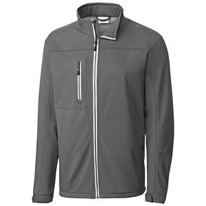 Blouson aviateur d'hiver léger et décontracté pour homme 100% polyester doublé polaire Softshell avec poche zippée manteau Style de travail taille XL - Product Image 1