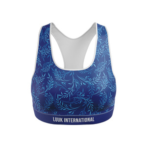 Custom Printed Sublimated Sports Bra Women's Performance Fitness Bra for Yoga Gym <b>Running</b> Training Sportswear - Product Image 1
