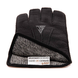 Gants d'hiver pour homme en cuir de vachette véritable avec doublure en cachemire, compatibles avec les écrans tactiles, chauds, décontractés, pour un usage quotidien - Product Image 3