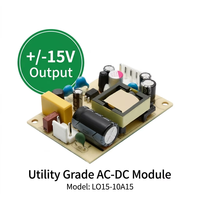 Module d'alimentation AC/DC isolé LO15-10A15 15W ±15V 85-264VAC, convertisseur industriel EMC de classe B conforme à la norme EN