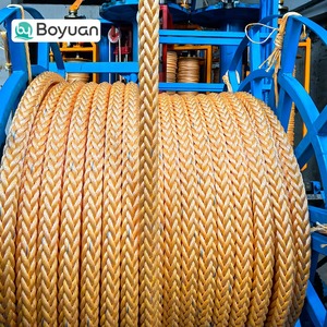 Corda Marina Super Spessa a 8 Fili <span class=keywords><strong>da</strong></span> 120mm, Mista Polipropilene e Poliestere, per <span class=keywords><strong>Ormeggio</strong></span> di Grandi Navi e Attracco - Product Image 5