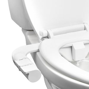 Accessoire de bidet auto-nettoyant à double buse rétractable pour toilettes, pression d'eau réglable, matériau ABS - Product Image 2