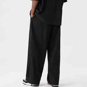 กางเกงจ็อกเกอร์ผ้าฝ้ายหนาน้ำหนักมากทรงโอเวอร์ไซส์สำหรับผู้ชาย สวมใส่สบายสไตล์สตรีทแวร์ เหมาะสำหรับออกกำลังกาย พิมพ์ลายได้ตามต้องการ - Product Image 2