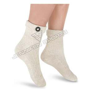 Trachten Bavraian High Ankle <b>Wool</b>/Spandex Mix Material <b>Socks</b> Solid Casual Ribbed Crew Slouchy <b>Men</b>’s Custom <b>Thick</b> Scrunch <b>Socks</b> - Product Image 2