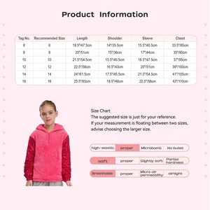 6-16 Sudaderas Con Capucha Y Sweats Enfants Flanelle Pull À Capuche Tops Adolescent Rose Mignon Hoodies Pour Filles Hoodies & Sweatshirts - Product Image 6