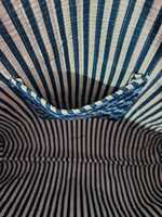 Sac fourre-tout pour femme en coton indigo matelassé, léger et luxueux, fait main, avec deux poignées, imprimé bleu, grande capacité, bandoulière