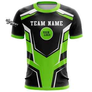 Uniformes Personalizados de Fútbol para Equipos Deportivos, Camisetas de Práctica para Hombre, Sublimación, Secado Rápido, Transpirables, Manga Corta - Product Image 1