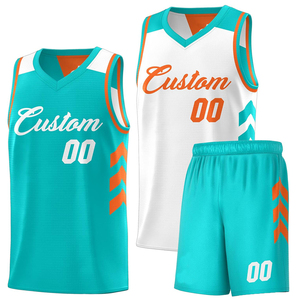 เสื้อบาสเก็ตบอลคอกลมแบบสั่งทำพิเศษ แขนกุด พิมพ์ลายแบบ Sublimation ชุดทีมกีฬา น้ำหนักเบา ชุดกีฬาประสิทธิภาพสูง - Product Image 2
