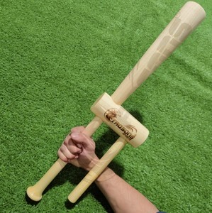 Trqsons TB-DH-01 Batte de baseball en bois à double poignée personnalisable avec plusieurs couleurs pour un entraînement optimal au swing - Product Image 2