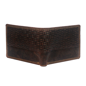 Export Quality Men's Genuine Leather Open <b>Wallet</b> <b>RFID</b> <b>Blocking</b> Vintage Fashion Lightweight Custom Logo Available Best Market - Product Image 5