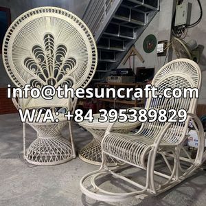 Elegant <b>Small</b> Rattan Kids Wicker Peacock Armchair Chair Toddler Furniture Kids Room Factory Price High Quality Cheap Wholesale - Product Image 5