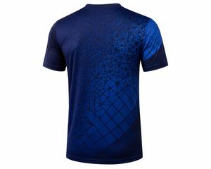 Hot Selling Men's Short Sleeve O-Neck <b>Geometric</b> Pattern Quick Dry Knitted Polyester T-<b>Shirt</b> Regular Fit Sporty Style - Product Image 6