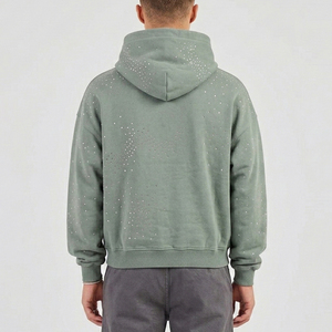 Sweat-shirts à strass pour hommes, prix ajustable, anti-rides, qualité supérieure, respirants - Product Image 2