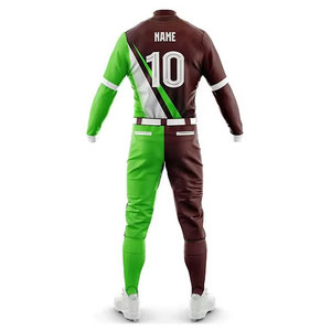 Uniforme de Béisbol Deportivo Informal Personalizado, Uniformes de Béisbol Nuevos con Diseño de Logotipo Impreso Personalizado de la Mejor Calidad, Venta al Por Mayor OEM - Product Image 2