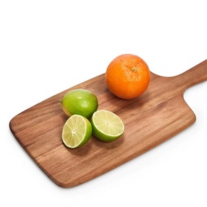 Planche à découper rectangulaire en bois naturel écologique REHMAN CRAFT avec poignée intégrée, épaisseur 1,5 cm, compatible lave-vaisselle - Product Image 1