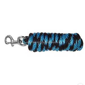 Cuerda de plomo fuerte de polietileno para caballos Tacto suave de nailon duradero con longitud personalizada y latón macizo cambiable o broche de zinc pesado - Product Image 2