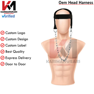 Weight <b>Training</b> <b>Head</b> Harness Men Women Gym Neck Workout Strength Trainer Support Band OEM Supplier - Product Image 4