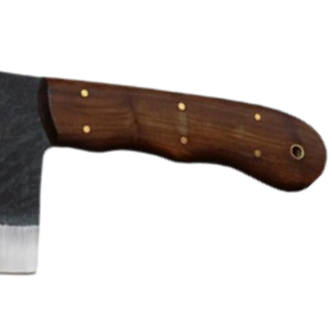Couteaux de cuisine professionnels avec lame rectangulaire tranchante et manche en bois robuste pour une découpe efficace des légumes et de la viande - Product Image 2