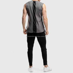 Wholesale Custom Logo Cotton Sleeveless Tank Top for Men <b>Running</b> <b>Singlet</b> Muscle Athletic Fitness Workout Shirts Gym Wear - Product Image 6