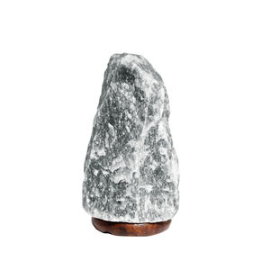 Lámparas de Sal Gris del Himalaya de Primera Calidad, Forma Natural, 2-3 Kg, con Base de Madera, a Precio de Fábrica Directo - Product Image 4