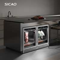 SICAO professionnel boeuf sec âge réfrigérateur armoire réfrigérateur pour la maison suspendus viande affichage Dri vieillissement réfrigérateur Machine