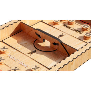 Wholesale Custom Wooden <b>Fast</b> <b>Sling</b> <b>Puck</b> Board <b>Game</b> <b>Fast</b> Paced Slingshot Table Hockey <b>Games</b> Interactive Toys for Kids Adult - Product Image 5