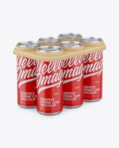 Anillos Portabebidas Duraderos de Pulpa Reciclada (Paquete de 6), Solución Ligera para Cervezas, Anillos Sin Blanquear para Latas de Aluminio - Product Image 1