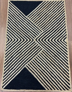 Mangal Jute <b>Rugs</b> Indian Handmade Jute Braided 4x6 <b>Rug</b>-Durable Reversible Pet-Friendly Eco-Friendly Kilim Style for Living Room - Product Image 3