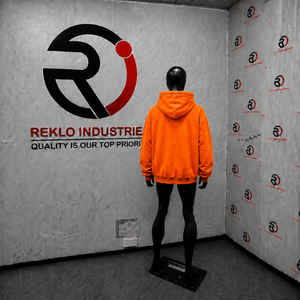 Orange Washed <b>Oversized</b> Zip Up Hoodie <b>Vintage</b> Streetwear Loose Fit Full Zipper Hooded <b>Sweatshirt</b> With Double Front Patch Pockets - Product Image 4