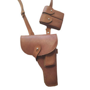 ซองใส่ปืนทำจากหนังแท้ อุปกรณ์ทางยุทธวิธี กระเป๋าสะพายอเนกประสงค์ - Product Image 1