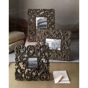 Modern Black and <b>Gold</b> Metal Inlay Picture <b>Frame</b> Geometric Tabletop Photo <b>Frame</b> Wholesale Custom Desktop Art <b>Frame</b> - Product Image 4