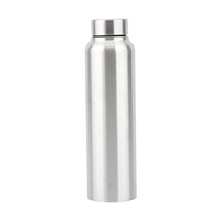 Elegante botella de agua de acero inoxidable, frasco frío y caliente con aislamiento de doble pared, Ideal para escuela, oficina, viajes, hogar al aire libre